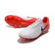 Scarpa da Calcio Nike Tiempo Legend 7 Elite FG - Bianca Rosso