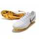 Nike Scarpe Calcio Tiempo R10 Bianco Oro
