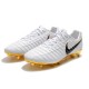 Nike Scarpe Calcio Tiempo R10 Bianco Oro
