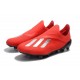 adidas X 18+ FG Scarpe da Calcio - Rosso Argento