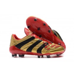 adidas Scarpe Predator Accelerator FG - Oro Rosso Nero