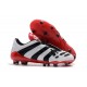 Scarpe Predator Accelerator FG - Bianca Nero Rosso