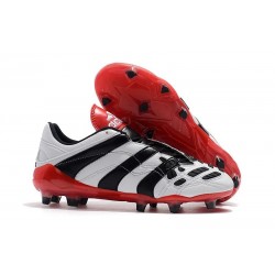 Scarpe Predator Accelerator FG - Bianca Nero Rosso