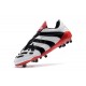 Scarpe Predator Accelerator FG - Bianca Nero Rosso