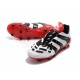 Scarpe Predator Accelerator FG - Bianca Nero Rosso