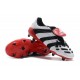 Scarpe Predator Accelerator FG - Bianca Nero Rosso