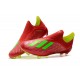 adidas X 18+ FG Scarpe da Calcio - Rosso Verde