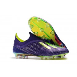 adidas X 18+ FG Scarpe da Calcio - Viola Verde