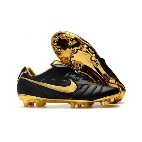 Scarpa da Calcio Nike Tiempo Legend 7 R10 Elite FG - Nero Oro