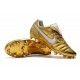 Scarpa da Calcio Nike Tiempo Legend 7 R10 Elite FG - Oro Bianco