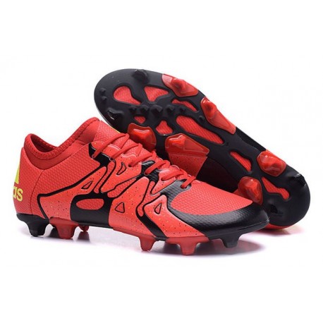 Adidas Nuovo Scarpa da Calcio X 15.1 FG/AG Rosso Nero