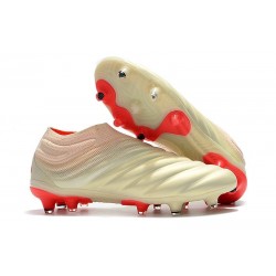 adidas Scarpe da Calcio Copa 19+ FG da Adulto - Bianco Rosso