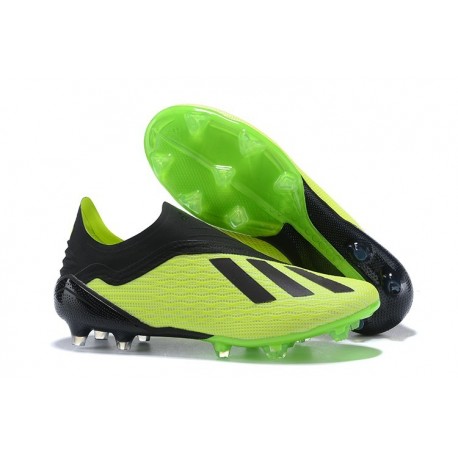 adidas X 18+ FG Scarpe da Calcio - Verde Nero