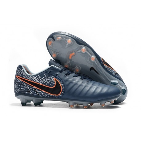 Scarpa da Calcio Nike Tiempo Legend 7 Elite FG - Ciano Nero