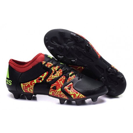 Adidas Nuovo Scarpa da Calcio X 15.1 FG/AG Menace Pack Nero Rosso