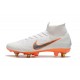 Nike Mercurial Superfly VI 360 Elite SG-PRO AC Bianco Arancio