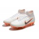 Nike Mercurial Superfly VI 360 Elite SG-PRO AC Bianco Arancio