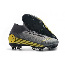 Nike Mercurial Superfly VI 360 Elite SG-PRO AC Grigio Giallo