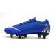 Scarpa Nike Mercurial Vapor 12 Elite AC SG-Pro Blu Argento
