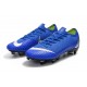 Scarpa Nike Mercurial Vapor 12 Elite AC SG-Pro Blu Argento