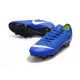 Scarpa Nike Mercurial Vapor 12 Elite AC SG-Pro Blu Argento