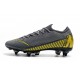 Nike Scarpe Mercurial Vapor XII SG-Pro Anti Clog Grigio Giallo