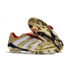 Scarpe Predator Accelerator FG - Oro Bianco Rosso