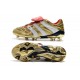 Scarpe Predator Accelerator FG - Oro Bianco Rosso