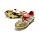 Scarpe Predator Accelerator FG - Oro Bianco Rosso