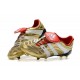 Scarpe Predator Accelerator FG - Oro Bianco Rosso