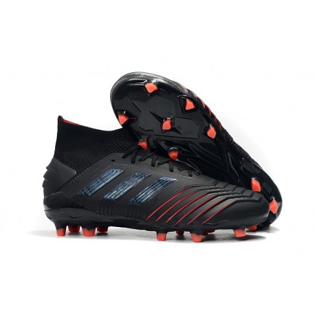 adidas Scarpa da Calcio Predator 19.1 FG - Nero Rosso