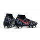 Neymar Nike Phantom Vision Elite DF Anti-Clog SG-PRO Nero Rosso