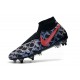 Neymar Nike Phantom Vision Elite DF Anti-Clog SG-PRO Nero Rosso