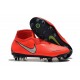 Nike Phantom Vision Elite DF Anti-Clog SG-PRO Rosso Argento