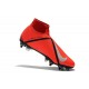Nike Phantom Vision Elite DF Anti-Clog SG-PRO Rosso Argento