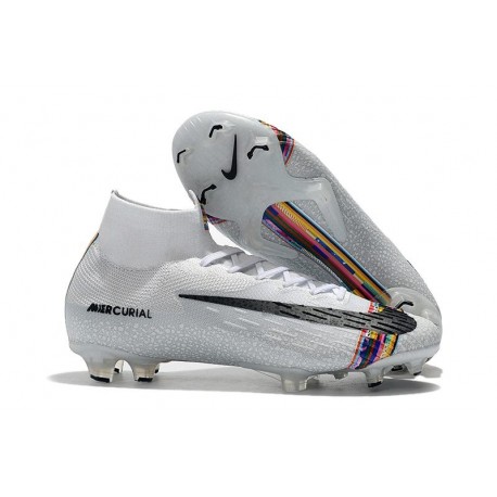 Nike Scarpa Mercurial Superfly VI 360 Elite FG - Argento Nero