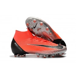 Nike Mercurial Superfly 6 Elite AG-Pro Rosso Nero Argento