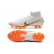 Nike Mercurial Superfly 6 Elite AG-Pro Bianco Arancione
