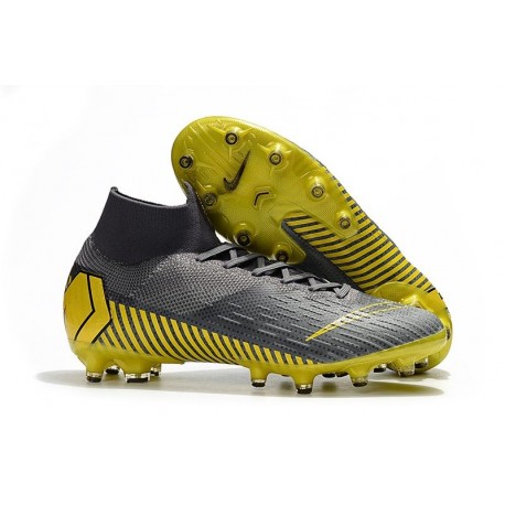 Nike Mercurial Superfly 6 Elite AG-Pro Grigio Nero