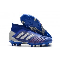 adidas Scarpa da Calcio Predator 19.1 FG - Blu Argento