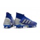 adidas Scarpa da Calcio Predator 19.1 FG - Blu Argento