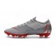 Scarpe da Calcetto Nike Mercurial Vapor XII AG-PRO Grigio Rosso